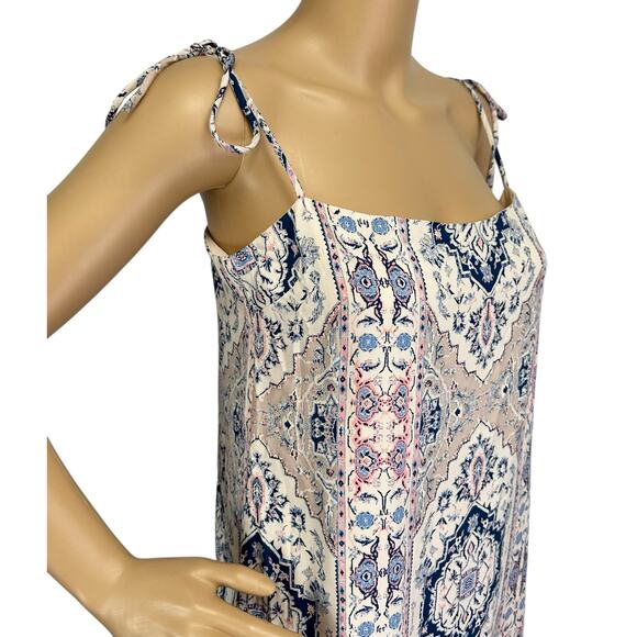 NWT Lulus Tie Strap Printed Mini Dress Size S - Picture 11 of 13